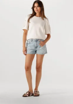 gebroken wit object t-shirt objdorina s/s re top e ss fair 25