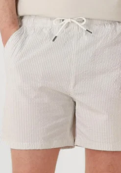 gebroken wit profuomo zwembroeken swimshort stripe