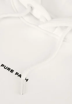 gebroken wit pure path sweater essential logo hoodie