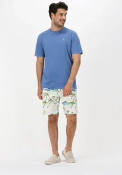 gebroken wit scotch & soda korte broek fave printed pima cotton shortk