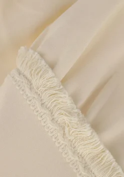 gebroken wit scotch & soda sweater fringe tape oversized raglan sleeved sweater