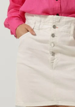 gebroken wit scotch & soda minirok the break mini skirt - garment dye colours