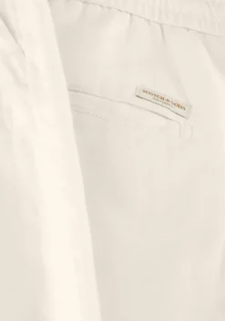 gebroken wit scotch & soda korte broek fave - cotton/linen twill bermuda