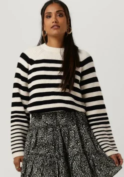 gebroken wit second female trui matea knit o-neck