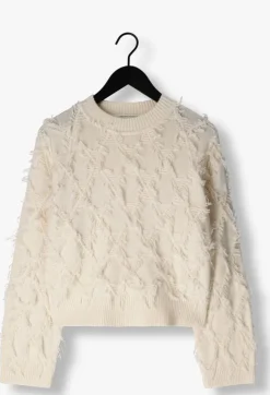 gebroken wit second female trui carli knit o-neck