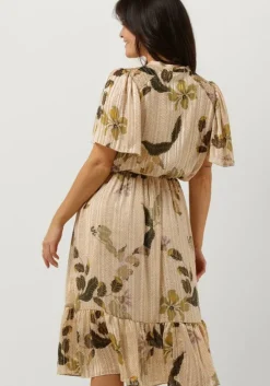 gebroken wit second female midi jurk brezza dress