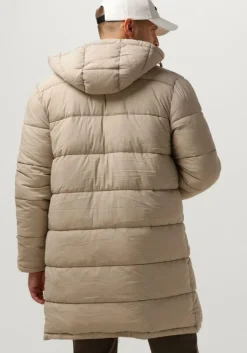 gebroken wit selected homme gewatteerde jas slhcooper puffer coat w noos