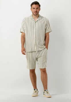 gebroken wit selected homme korte broek slhcomfort-brody-sal shorts