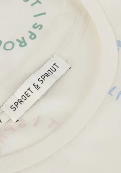 gebroken wit sproet & sprout t-shirt t-shirt sproet print