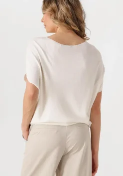gebroken wit summum top oversized knitted top viscose blend knit