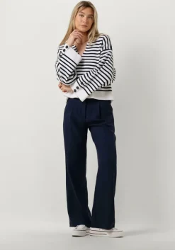 gebroken wit summum trui oversized sailor sweater nautical knit