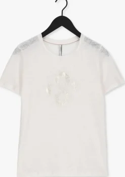 gebroken wit summum t-shirt tee logo artwork linen jersey