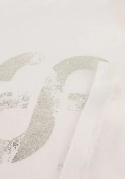 gebroken wit summum t-shirt tee logo artwork linen jersey