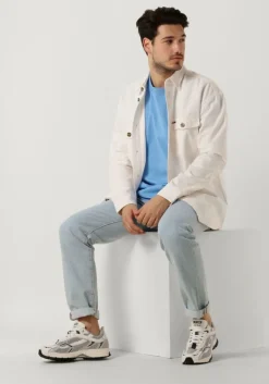 gebroken wit tommy jeans overshirt tjm soft casual overshirt