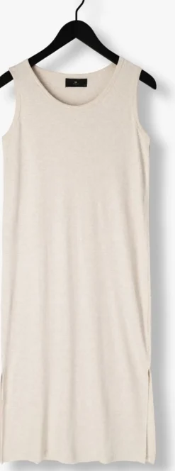 gebroken wit withblack maxi jurk wbldordi long tank dress