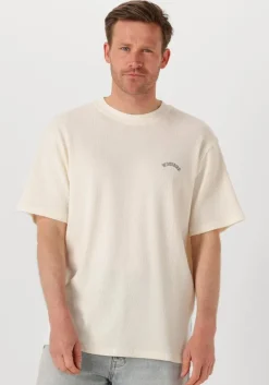 gebroken wit woodbird t-shirt wbbaine waffel tee