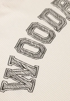 gebroken wit woodbird t-shirt wbbaine waffel tee