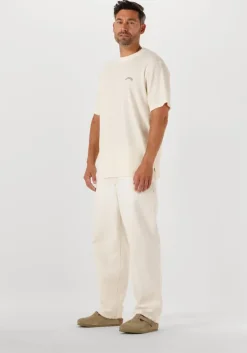 gebroken wit woodbird t-shirt wbbaine waffel tee