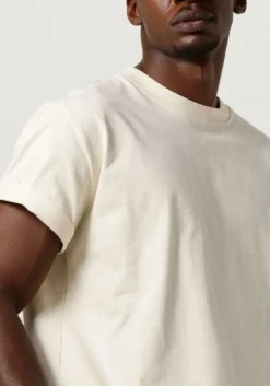 gebroken wit woodbird t-shirt wbbaine base tee