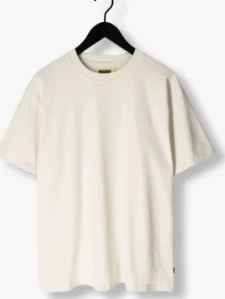 gebroken wit woodbird t-shirt wbbaine base tee