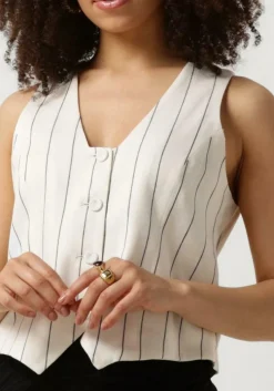 gebroken wit y.a.s. gilet yasaliva waistcoat