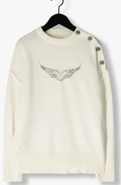 gebroken wit zadig & voltaire trui x60328