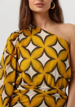 gele amaya amsterdam mini jurk cherry dress