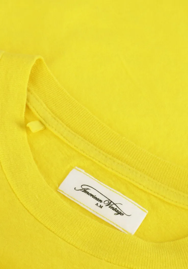 gele american vintage t-shirt gamipy