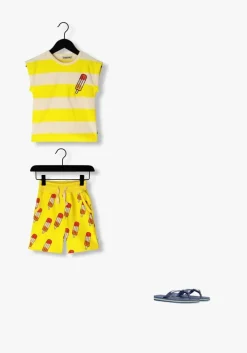 gele carlijnq korte broek popsicle - bermuda