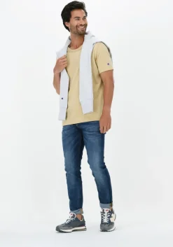 gele champion t-shirt crewneck t-shirt 216545