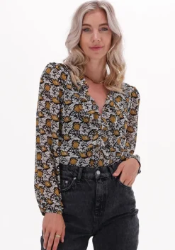 gele colourful rebel blouses chelsea paisley flower ruffle blouse