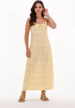 gele envii maxi jurk ensapphire sl dress aop 6696