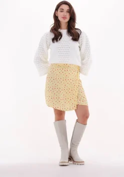 gele envii minirok enmallow short skirt aop 6891