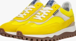 gele floris van bommel lage sneakers sfm-10219 de grommer