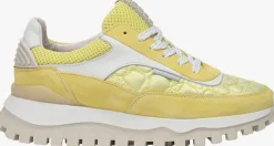 gele floris van bommel lage sneakers sfw-10100