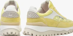 gele floris van bommel lage sneakers sfw-10100