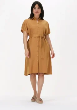 gele knit-ted mini jurk catoo