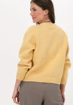 gele knit-ted trui quirine