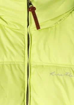 gele like flo gewatteerde jas amaya flo girls short fancy hooded jacket