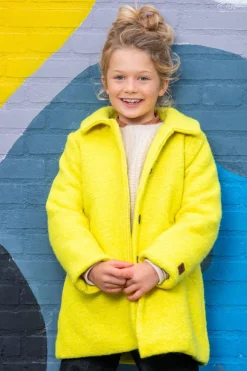 gele like flo mantel amber flo girls wool midi jacket