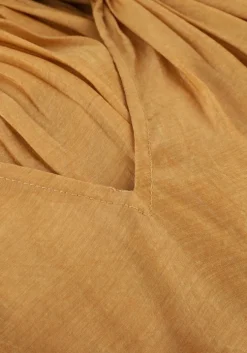 gele mes demoiselles maxi jurk frelly