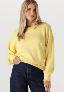 gele msch copenhagen sweater mschima q sweatshirt