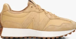gele new balance lage sneakers u327 d