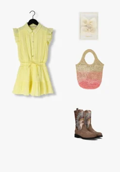 gele nono mini jurk minou dress