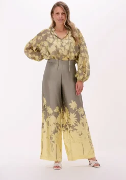 gele ottod'ame wijde broek pantalone