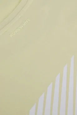 gele purewhite t-shirt 22010121