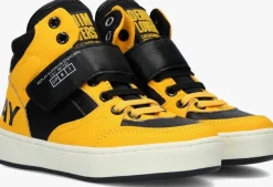 gele replay hoge sneakers cobra