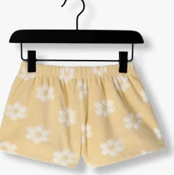 gele rylee + cru broeken track short daisy