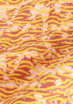 gele scotch & soda blouses printed short-sleeved easy top