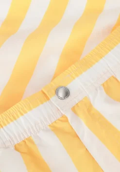 gele scotch & soda zwembroeken striped mid-length swimshort